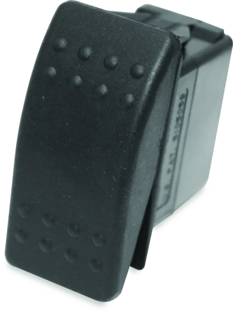 Black DragonFire Racing Lighted Switch Fan On/Off with tactile bumps for easy use