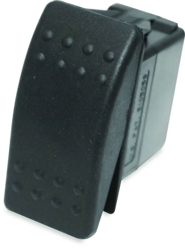 Black dragonfire racing lighted switch with tactile bumps for fan on/off control