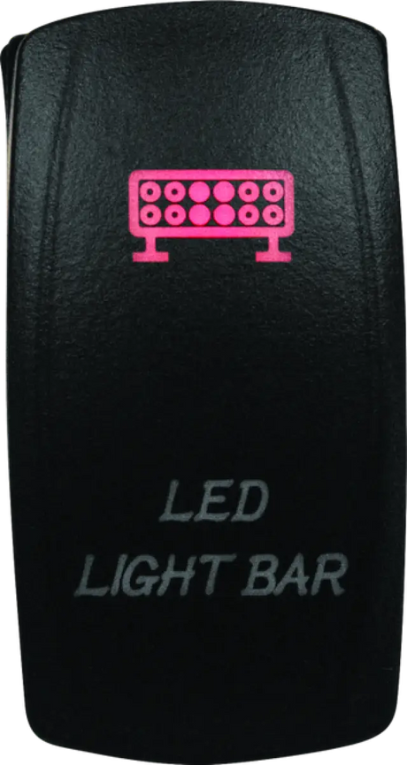 Black LED lighted switch from DragonFire Racing Lighted Switch Grill Light On/Off Red