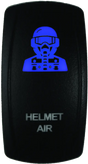 Illuminated helmet air switch from DragonFire Racing for easy hel air on/off control