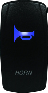 Illuminated horn switch from DragonFire Racing Lighted Switch Horn On/Off Blue 521371