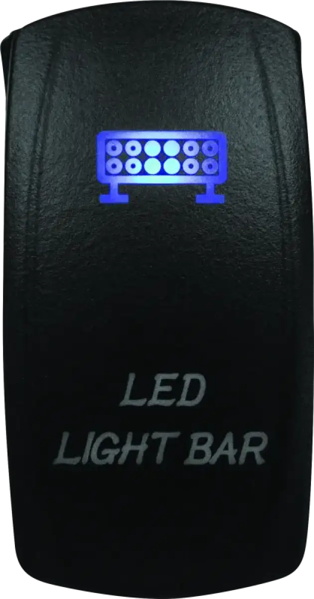 Illuminated LED light bar switch for DragonFire Racing lighted led light bar on/off blue