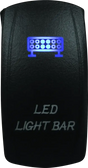 Illuminated LED light bar switch for DragonFire Racing lighted led light bar on/off blue