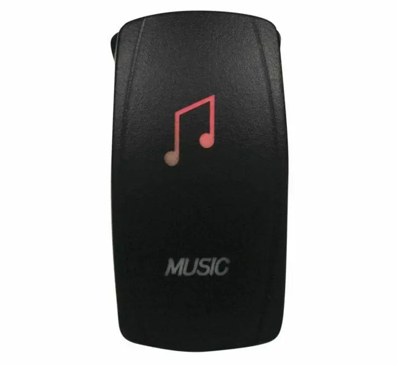 Black DragonFire Racing Lighted Switch with music note for racing lighted switch setups