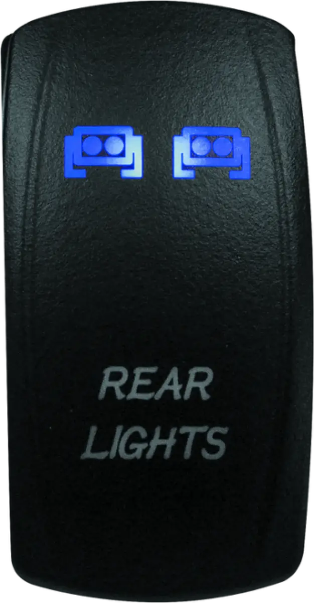 DragonFire Racing lighted switch for rear lights on/off blue easy control