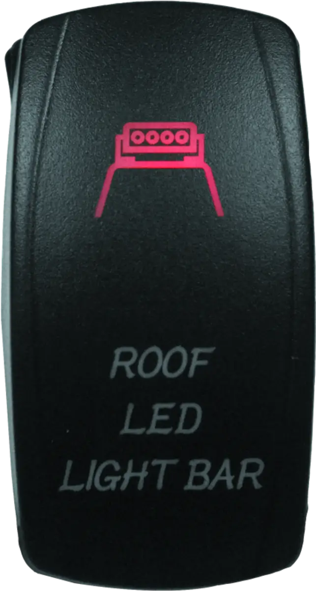 DragonFire Racing Lighted Switch On/Off Red - 522615 - Interior Accessories