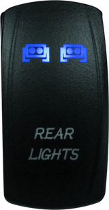 Illuminated rear light switch for DragonFire Racing Lighted vehicle accessories on off red