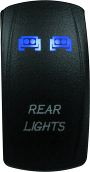 Illuminated rear light switch for DragonFire Racing Lighted vehicle accessories on off red
