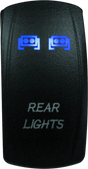 Illuminated rear light switch for DragonFire Racing Lighted vehicle accessories on off red