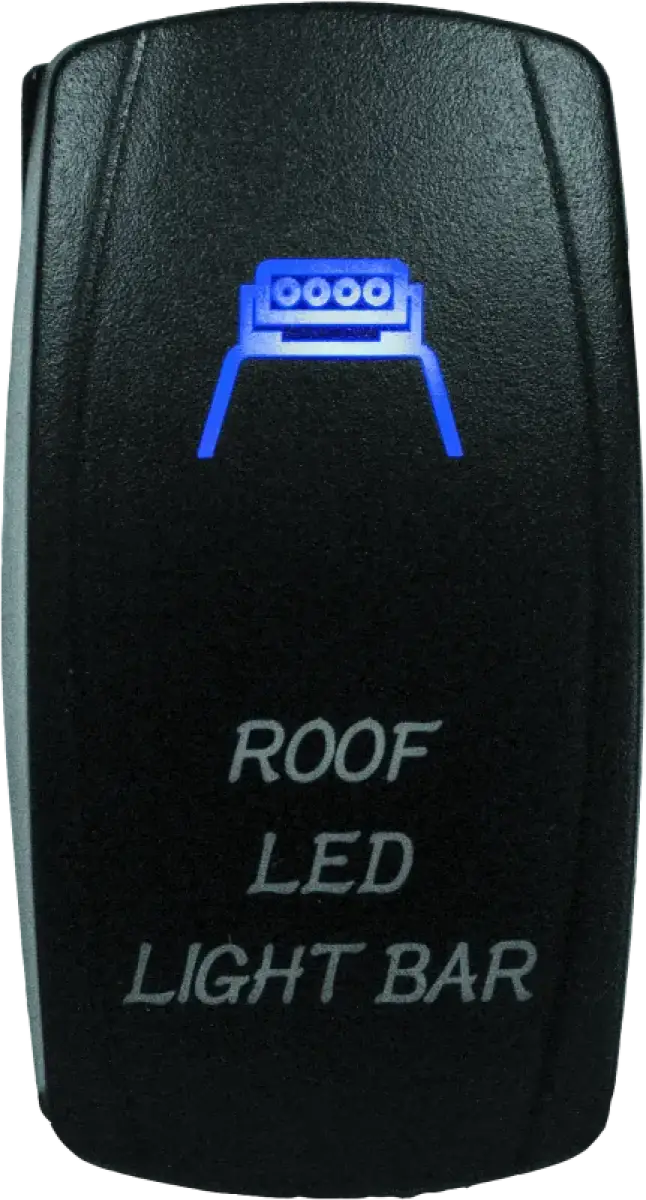 Illuminated roof light bar switch from DragonFire Racing Lighted Switch Roof Led On/Off Blue