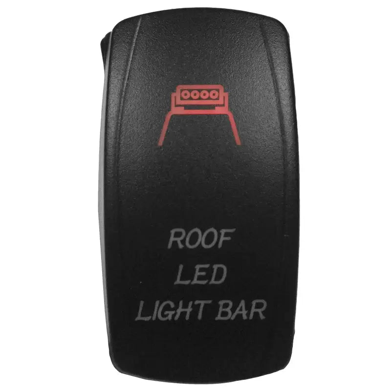 DragonFire Racing Lighted Switch Roof Led On/Off Red - 521396 - Interior Accessories