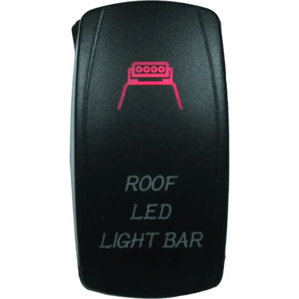 DragonFire Racing Lighted Switch Roof Led On/Off Red - 521396 - Interior Accessories