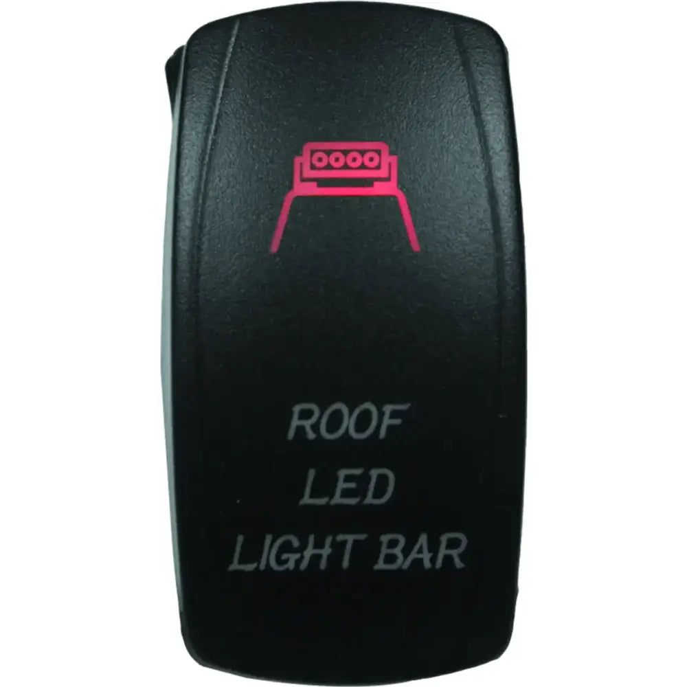 DragonFire Racing Lighted Switch Roof Led On/Off Red - 521396 - Interior Accessories