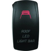 DragonFire Racing Lighted Switch Roof Led On/Off Red - 521396 - Interior Accessories