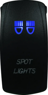 DragonFire Racing Lighted Switch Spot Light On/Off in blue for racing lighted switch use