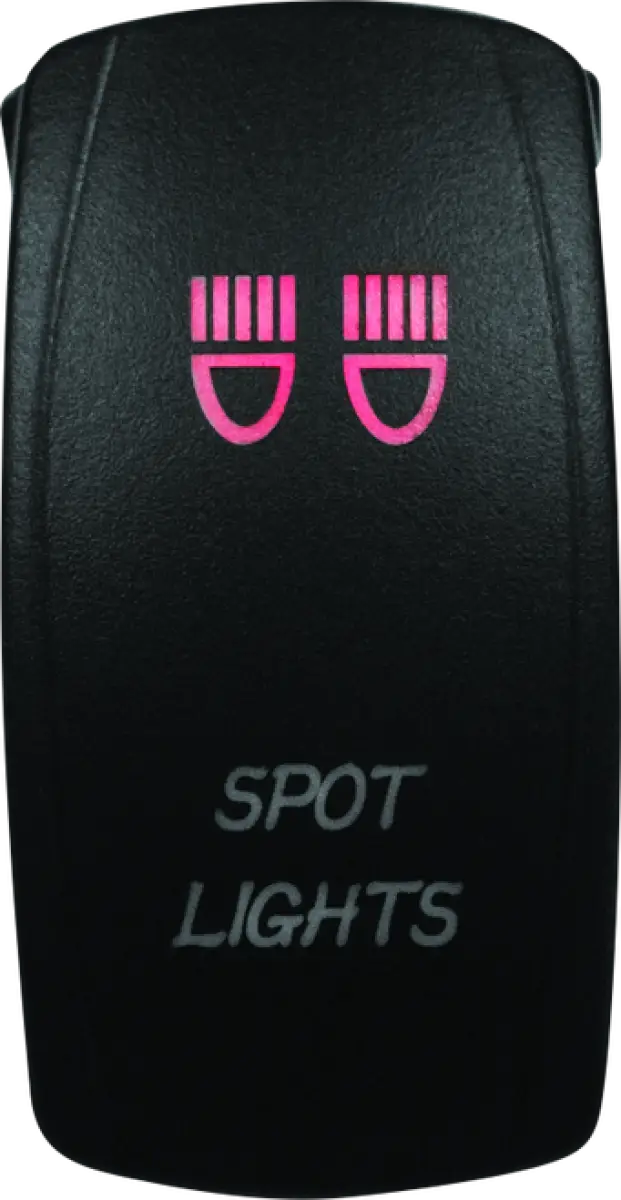 Illuminated DragonFire Racing Lighted Switch Spot Light On/Off Red for racing fans