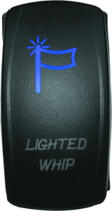 Illuminated DragonFire Racing Lighted Switch Whip On Off Blue for racing switch whip