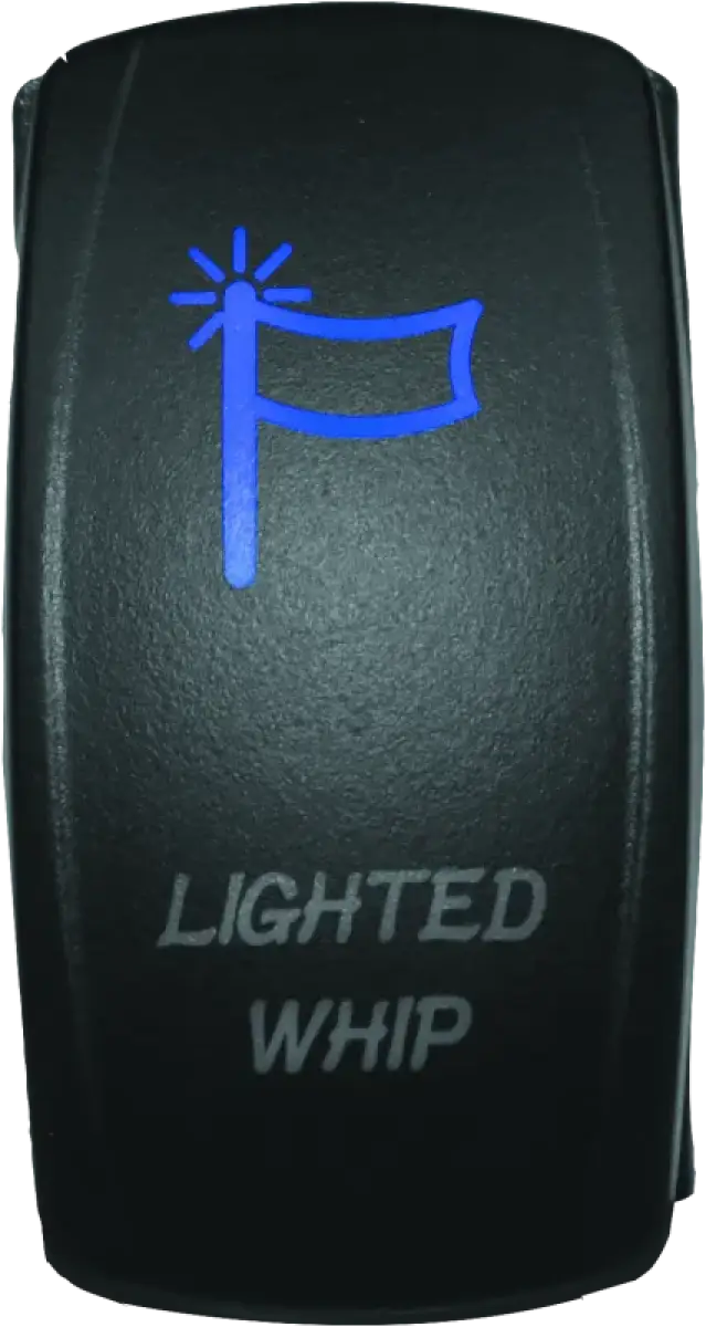 Illuminated DragonFire Racing Lighted Switch Whip On Off Blue for racing switch whip