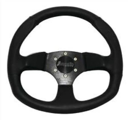 DragonFire Racing Steering Wheels - D-shaped- Suede- Iron Series- 0in offset - 522342 - Interior Accessories