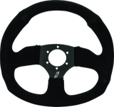 DragonFire Racing Steering Wheels - D-shaped- Suede- Iron Series- 0in offset - 522342 - Interior Accessories