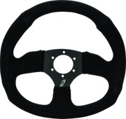 DragonFire Racing Steering Wheels - D-shaped- Suede- Iron Series- 0in offset - 522342 - Interior Accessories