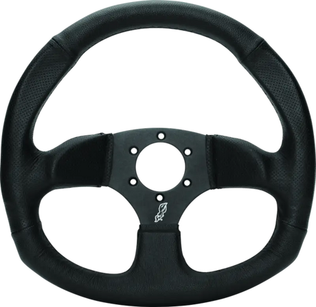 DragonFire Racing Steering Wheels - D-shaped- Suede- Iron Series- 0in offset - 522342 - Interior Accessories