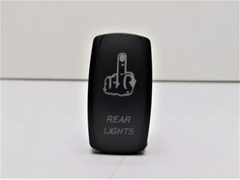 DragonFire Racing Switch GPS On/Off with black switch and middle finger graphic