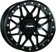 DragonFire Racing Typhon Wheel 15X10 4/137 5 + 5 + 0 Machined Black - 523201 - Wheels