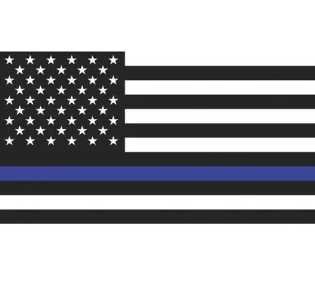 DragonFire Racing whip flag with Thin Blue Line American flag design for racing fans