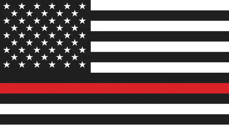 Thin red line American flag DragonFire Racing whip flag for DragonFire Racing whip