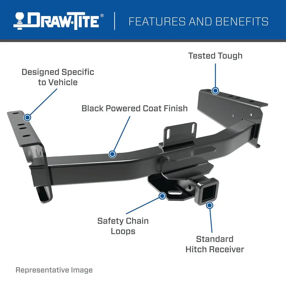 Draw Tite Limited Lifetime Warranty Trailer Hitch Rear 41946 - GM Van Class