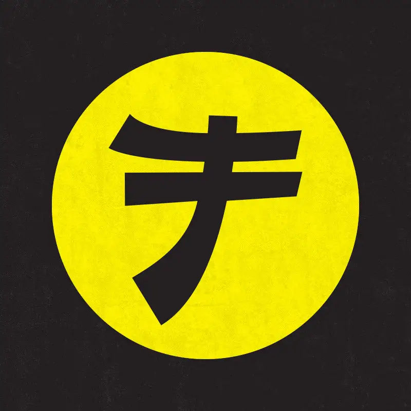 Yellow circle with black Japanese character on CRF450X hand guards mount CRF450X gear