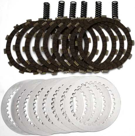 DRC102 Dirt Racer Clutch Set for high performance, featuring friction and driven plates with heavy-duty springs ideal for competition.
