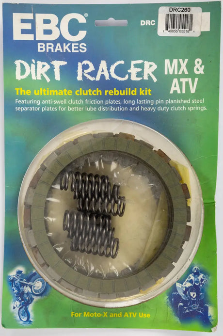 EBC Dirt Racer Clutch Rebuild Kit for DRC260 Dirt Racer Racer Clutch Replacement