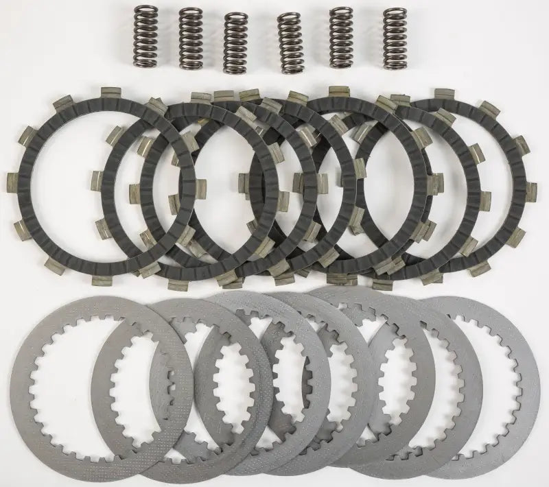 DRCF70 Carbon Fiber Clutch Complete Set with friction plates, steel plates, and springs