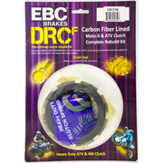 EBC Brakes DRCF98 Carbon Fiber Clutch Complete Set for high-performance fiber clutch rebuild