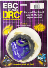 EBC Brakes DRCF98 Carbon Fiber Clutch Complete Set for high-performance fiber clutch rebuild
