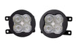 Driving/ Fog Light LED Bulb; Clear Bulbs; 3 Inch Round; 36 Watt Bulbs Amp Draw 2.7 AMP At 12.8 Volt; 80x8 Degree Beam;