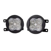 Driving/ Fog Light LED Bulb; Clear Bulbs; 3 Inch Round; 36 Watt Bulbs Amp Draw 2.7 AMP At 12.8 Volt; 80x8 Degree Beam;