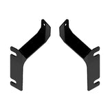 Driving/ Fog Light Mounting Bracket Bolt Mount; Texture Powder Coated; Mounts Two Light; Black; Stainless Steel; Set
