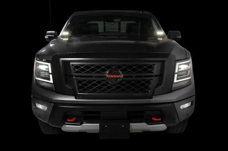 Driving/ Fog Light Mounting Bracket Bolt Mount; Texture Powder Coated; Mounts Two Light; Black; Stainless Steel; Set