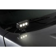 Driving/ Fog Light Mounting Bracket Bolt Mount; Texture Powder Coated; Mounts Two Light; Black; Stainless Steel; Set