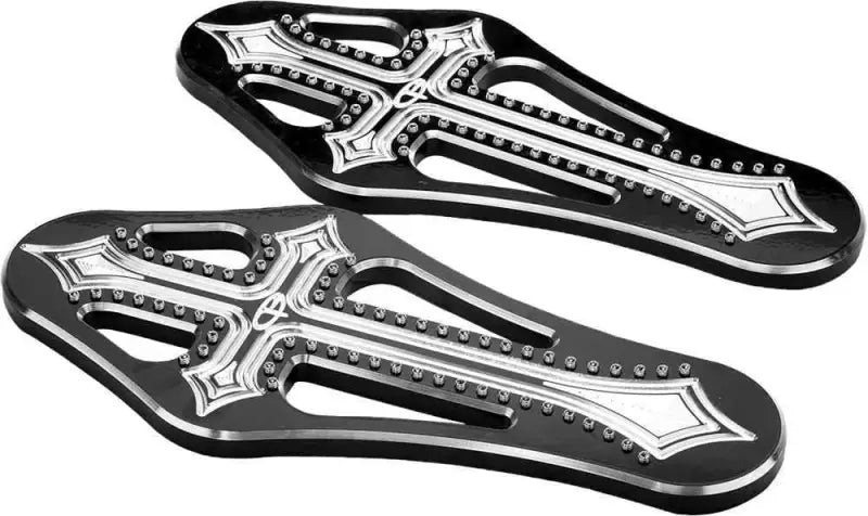 DRK-410-ALL-BLK Floorboards Rider Darkside Black