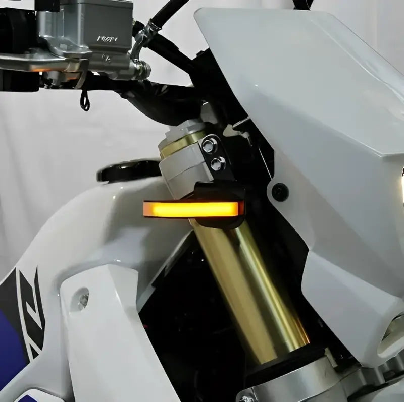 DRZ-400-FB Front LED Turn Signals for Suzuki - Sleek and Bright Motorcycle Indicator Lights