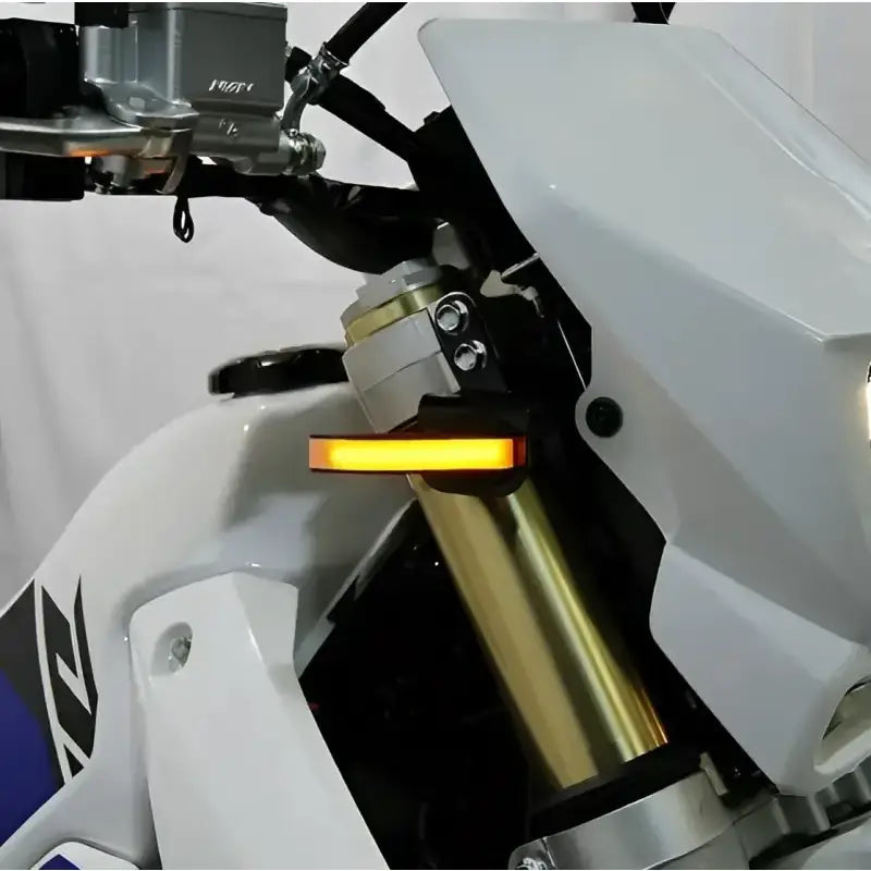 DRZ-400-FB Front LED Turn Signals for Suzuki - Sleek and Bright Motorcycle Indicator Lights