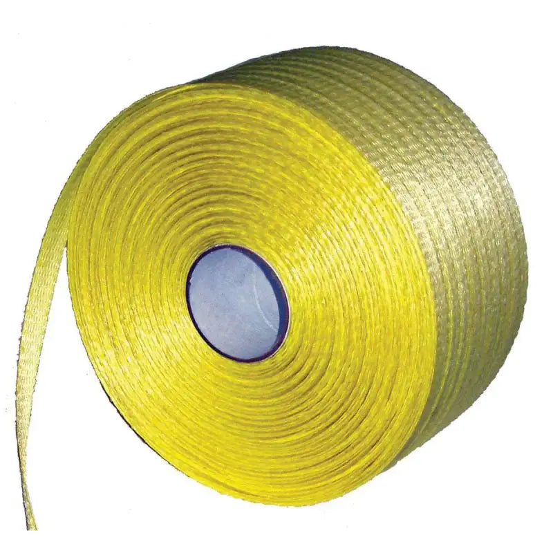 Yellow woven strapping roll for ds-500hd heavy-duty cord strapp packaging use