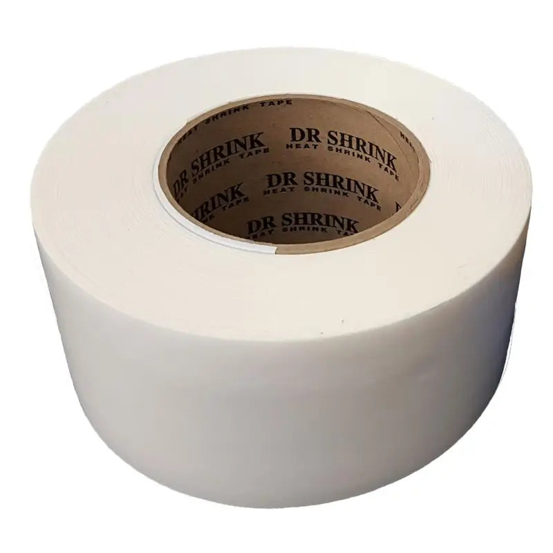 DS-703W Dr.Shrink 3’X180’ White Heat Shrink Tape - Boat Wrap Seam