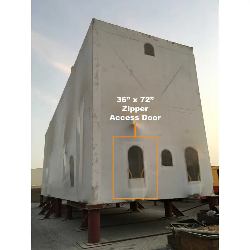 DS-72C Dr.Shrink 36’ X 72’ Zipper Door Access Clear - Boat Shrink Wrap