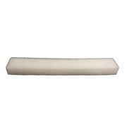 Rectangular white foam strip from DS-FBLOCK Shrink Foam Block for insulation or packing