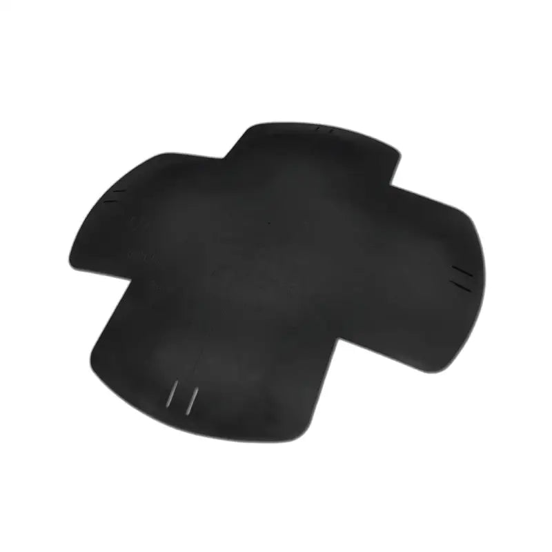 Black rubber car floor mat with DS-SUPERCAP Extra Large End Cap for support Pol